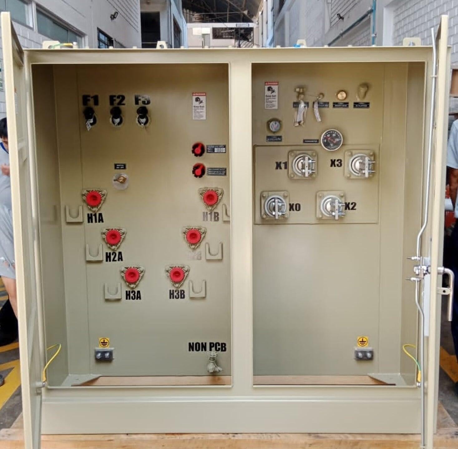 Padmount Transformer inside.