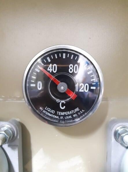 The gauge for our padmount transformer