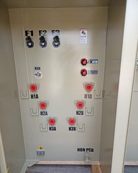 Single padmount transformer
