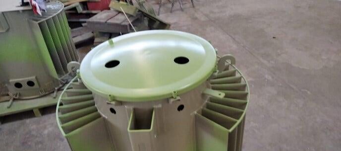 Top view of our single phased transformers